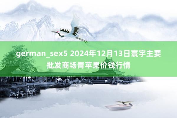 german_sex5 2024年12月13日寰宇主要批发商场青苹果价钱行情
