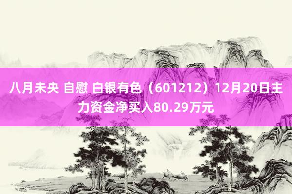 八月未央 自慰 白银有色（601212）12月20日主力资金净买入80.29万元